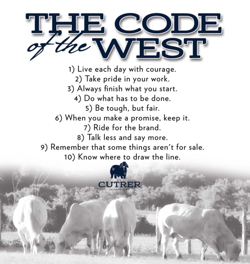 The Code of the West
